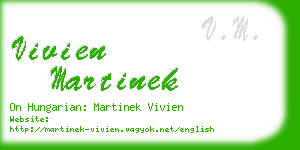 vivien martinek business card